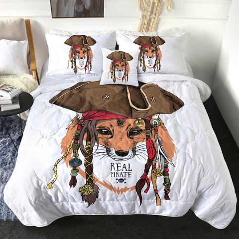 Image of 4 Pieces Real Pirate Fox SWBD2702 Comforter Set