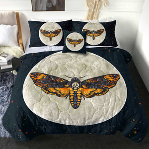 4 Pieces Luna Moth SWBD2703 Comforter Set