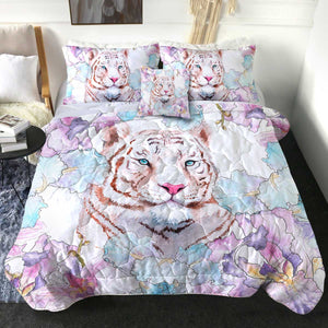 4 Pieces Rosy Tiger SWBD2710 Comforter Set
