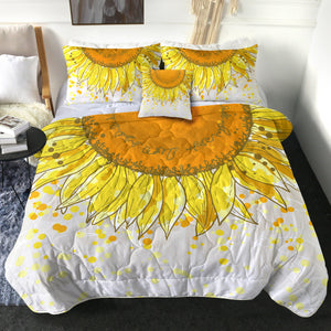 4 Pieces Sunflower SWBD2774 Comforter Set