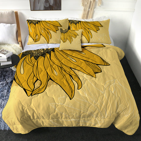 Image of 4 Pieces Sunflower SWBD2775 Comforter Set