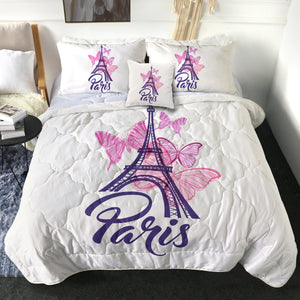 4 Pieces Paris SWBD2790 Comforter Set