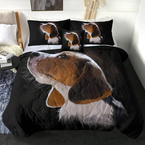 Image of 4 Pieces Puppy SWBD2795 Comforter Set