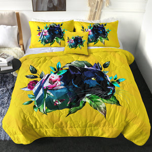 4 Pieces Panther SWBD2799 Comforter Set