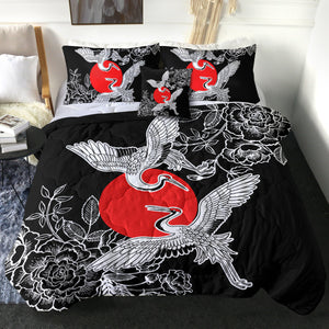 4 Pieces Herons SWBD2804 Comforter Set