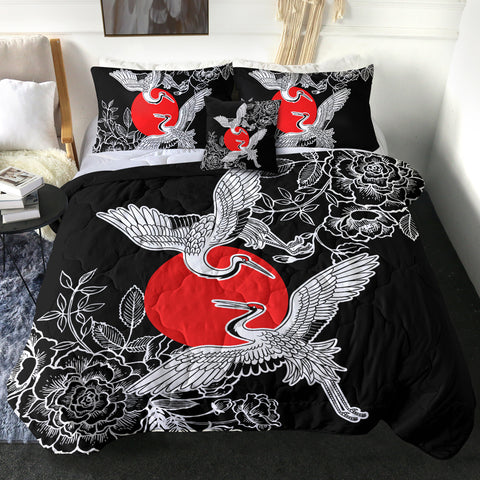 Image of 4 Pieces Herons SWBD2804 Comforter Set