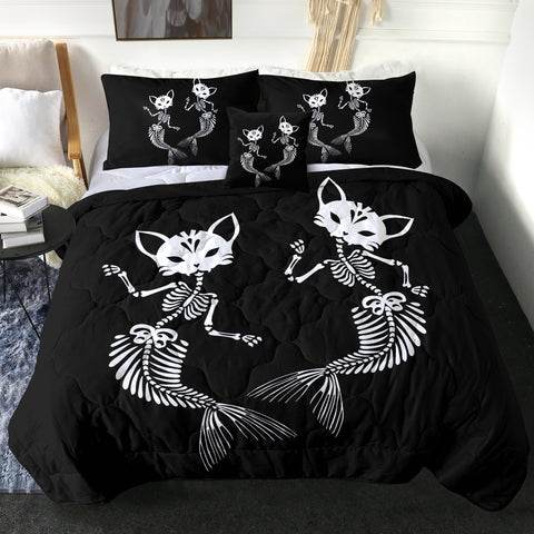 Image of 4 Pieces Meowmaid SWBD2863 Comforter Set