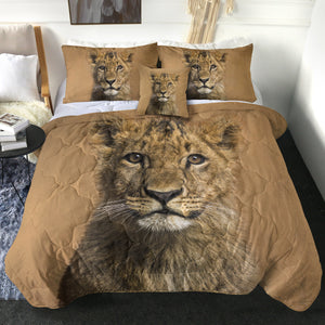 4 Pieces Leopard SWBD2971 Comforter Set