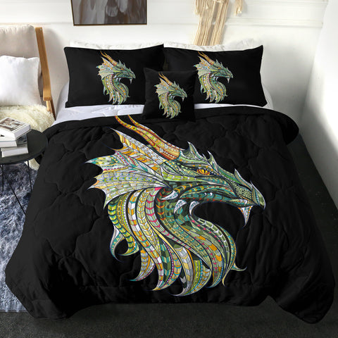 Image of 4 Pieces Wyvern SWBD2974 Comforter Set