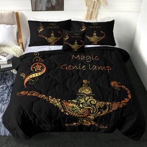 4 Pieces Magic Lamp SWBD2975 Comforter Set