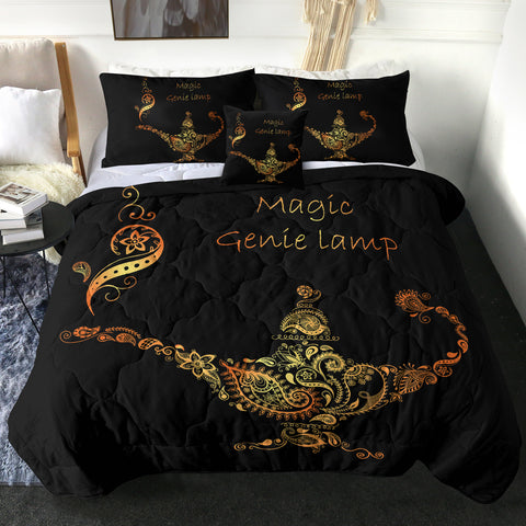 Image of 4 Pieces Magic Lamp SWBD2975 Comforter Set