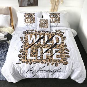 4 Pieces Wild Life SWBD2991 Comforter Set