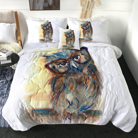 Image of 4 Pieces Owl SWBD3000 Comforter Set