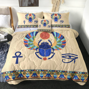 4 Pieces Pyramid Themed SWBD3008 Comforter Set