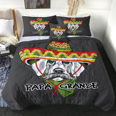 Image of 4 Pieces Papa Grande SWBD3009 Comforter Set