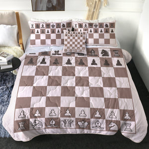 4 Pieces Chessbroad SWBD3012 Comforter Set