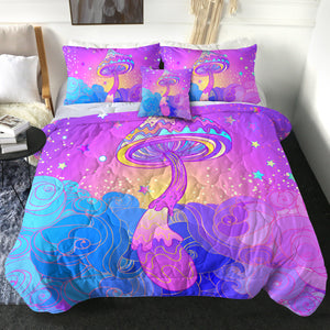 4 Pieces Trippy SWBD3015 Comforter Set