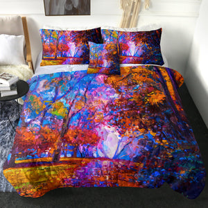Multicolor Autumn Forest SWBD3300 Comforter Set
