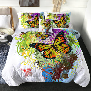 Colorful Butterfly SWBD3311 Comforter Set