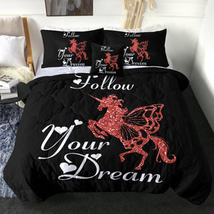 Follow Your Dream - Unicorn SWBD3313 Comforter Set