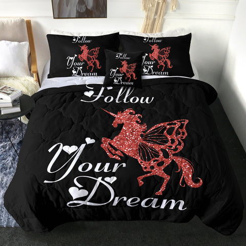 Image of Follow Your Dream - Unicorn SWBD3313 Comforter Set