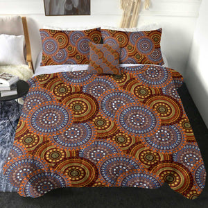 Round Mandala Aztec SWBD3342 Comforter Set