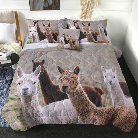 Image of Colors of Alpacas SWBD3358 Comforter Set