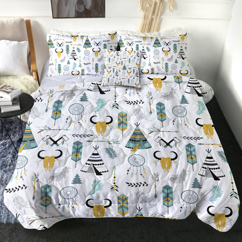 Image of Colorful Bohemian Hunter Pattern SWBD3364 Comforter Set