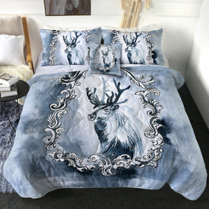 Elk Sketch On The Mirror SWBD3366 Comforter Set