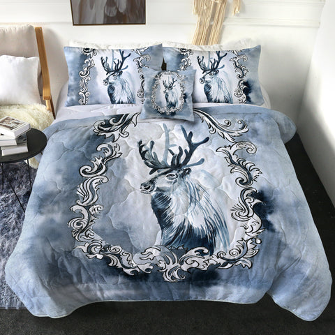 Image of Elk Sketch On The Mirror SWBD3366 Comforter Set