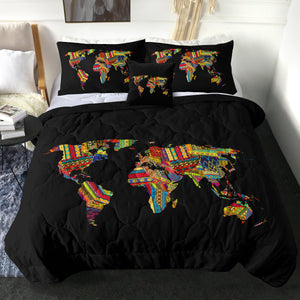 Colorful Aztec Map SWBD3370 Comforter Set