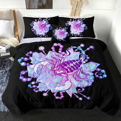 Image of Purple & Pink gradient Scorpion SWBD3372 Comforter Set