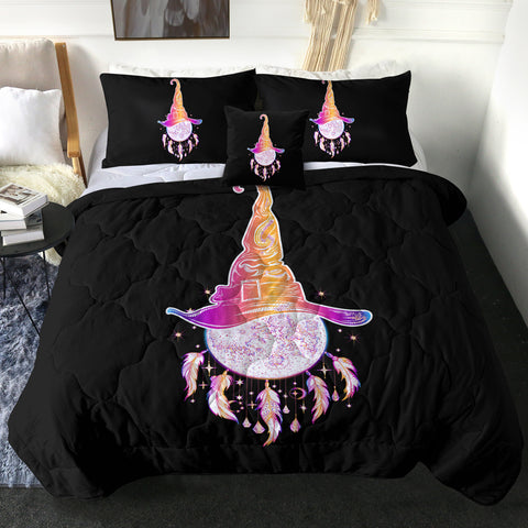 Image of Colorful Gradient Witch Hat Dreamcatcher SWBD3385 Comforter Set