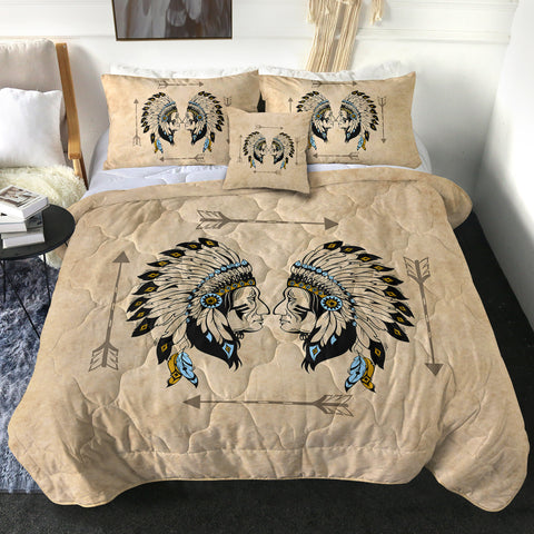 Image of Native American People SWBD3457 Comforter Set