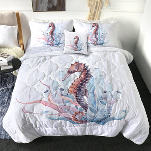 Pink Hippocampus SWBD3464 Comforter Set