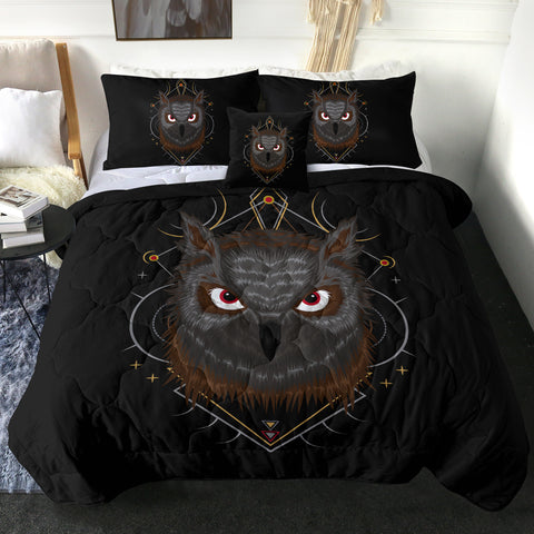 Image of Dark Owl Dreamcatcher SWBD3480 Comforter Set