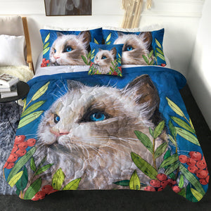 Tropical Fruit Cat SWBD3589 Comforter Set