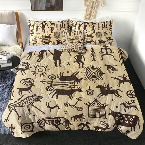 Image of Country Animal Sketch SWBD3592 Comforter Set