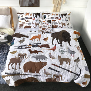 Forest Animal Hunter SWBD3595 Comforter Set