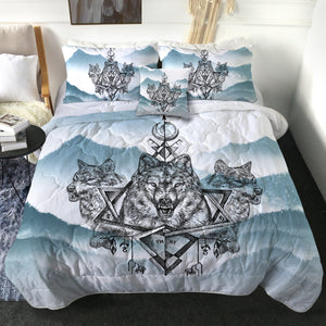 Three Wolf Dreamcatcher SWBD3598 Comforter Set