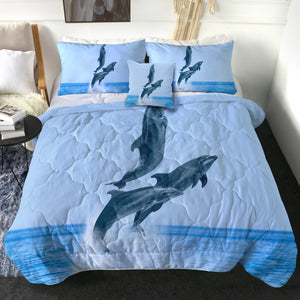 Three Jumping Dolphin SWBD3600 Comforter Set