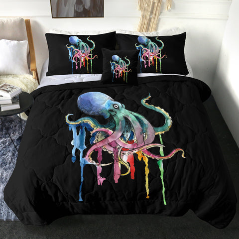 Image of Funny Colorful Octopus SWBD3609 Comforter Set