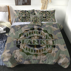 Blanket Logo Camo SWBD3655 Comforter Set