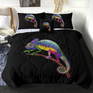 Colorful Aztec Chameleon SWBD3665 Comforter Set