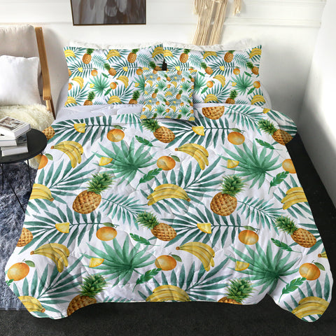 Image of Tropical Pineapple & Bananas SWBD3677 Comforter Set