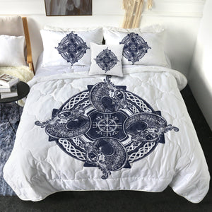 Navy Ancient Mandala SWBD3683 Comforter Set