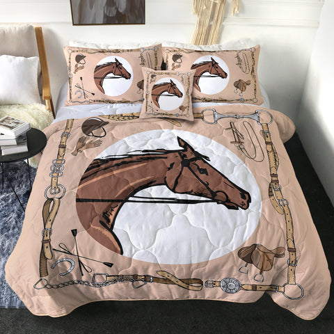 Image of Riding Horse Draw SWBD3699 Comforter Set