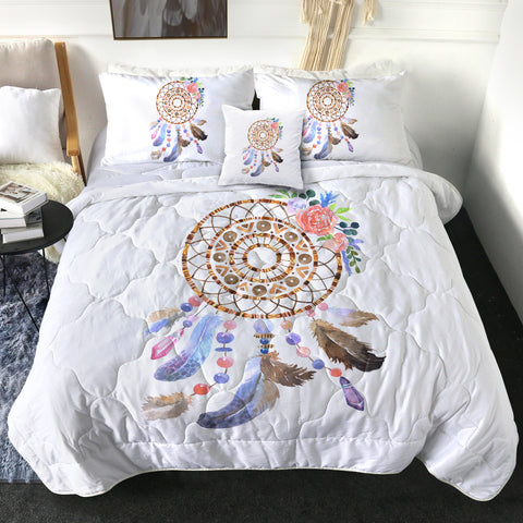 Image of Pastel Floral Dreamcatcher SWBD3701 Comforter Set