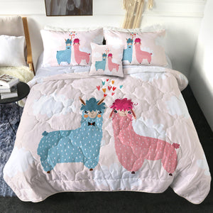 Cute In-Love Alpaca SWBD3740 Comforter Set