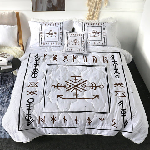 Image of Ancient Greek Aztec Bandana SWBD3759 Comforter Set